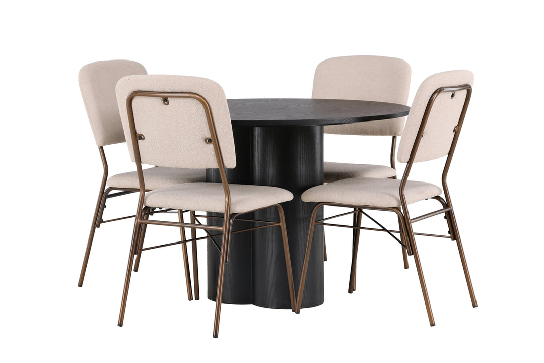 Olivia & Seda Matgrupp Svart/Beige