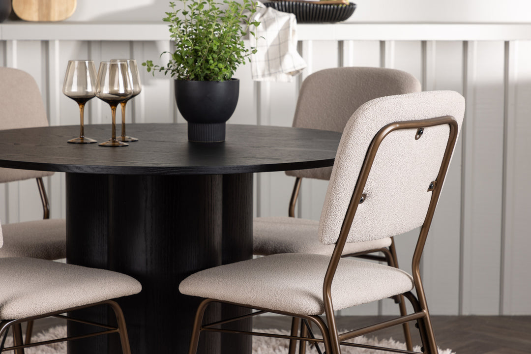 Olivia & Seda Matgrupp Svart/Beige
