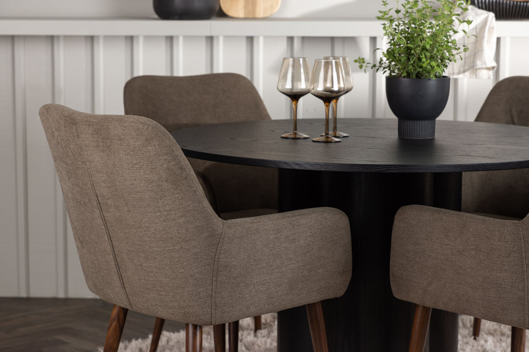 Olivia & Tomorrow Matgrupp Svart/Brun