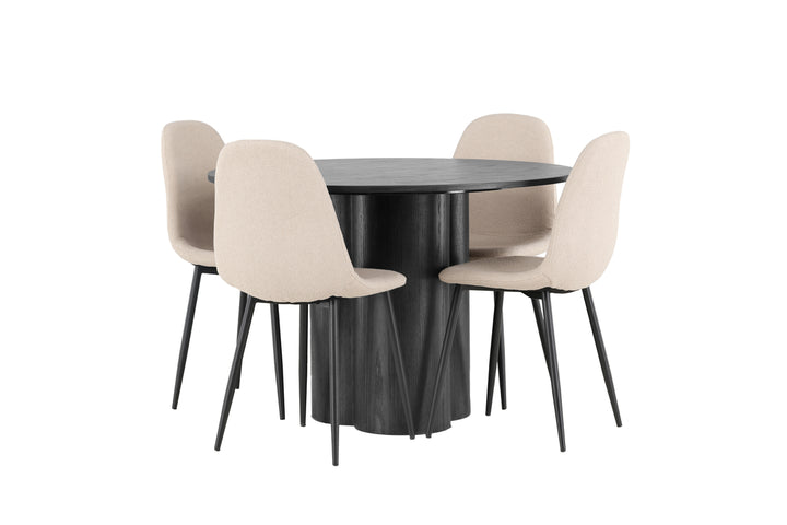 Olivia & Polar Matgrupp Svart/Beige