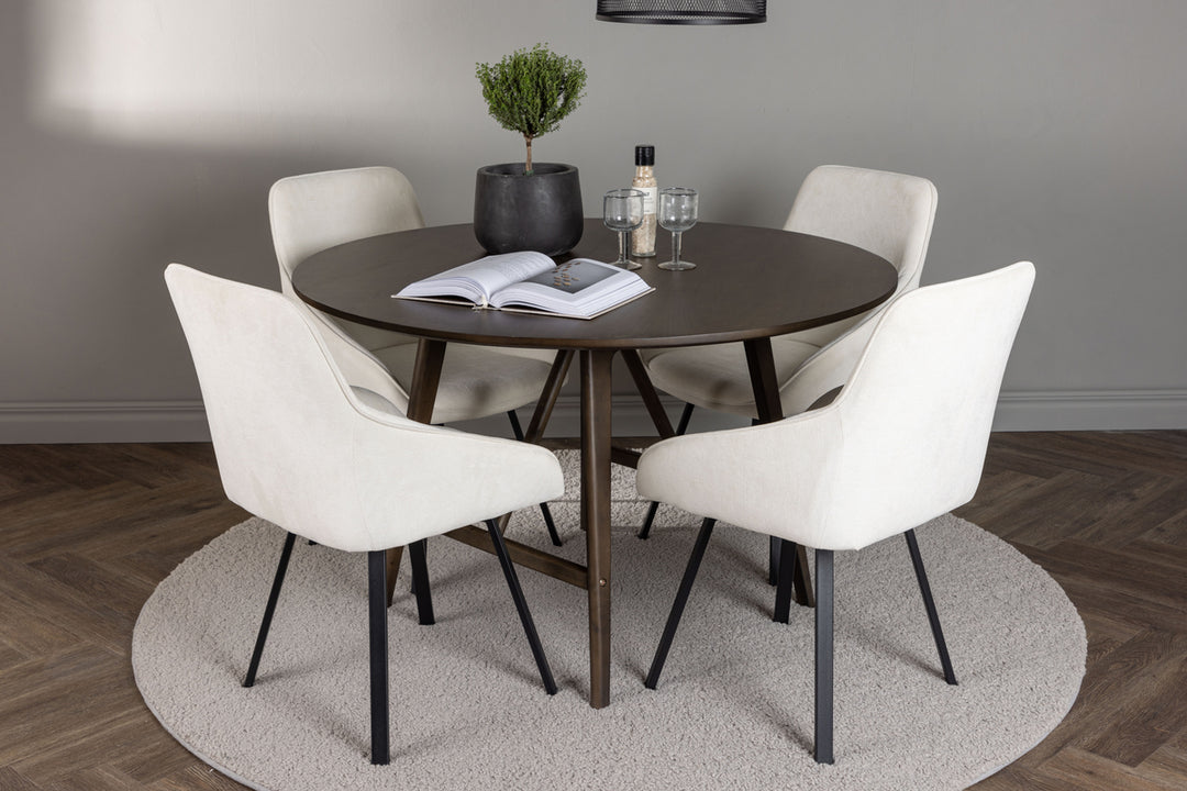 Kaseidon & Rosie Matgrupp Mörkbrun/Beige