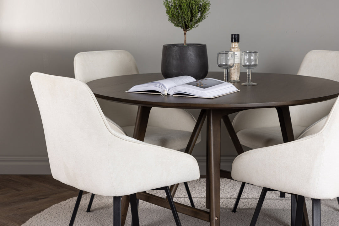 Kaseidon & Rosie Matgrupp Mörkbrun/Beige