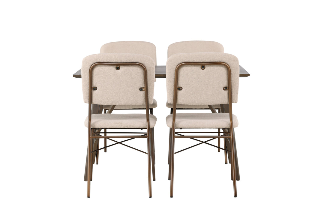 Kaseidon & Seda Matgrupp Mörkbrun/Beige