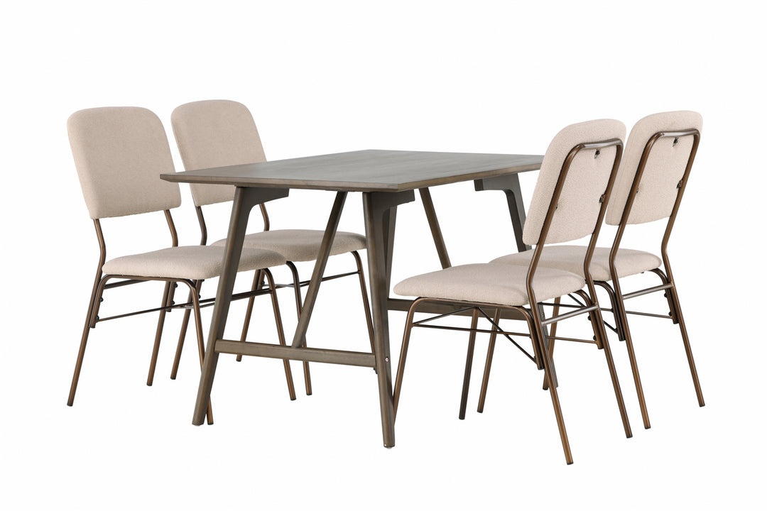 Kaseidon & Seda Matgrupp Mörkbrun/Beige