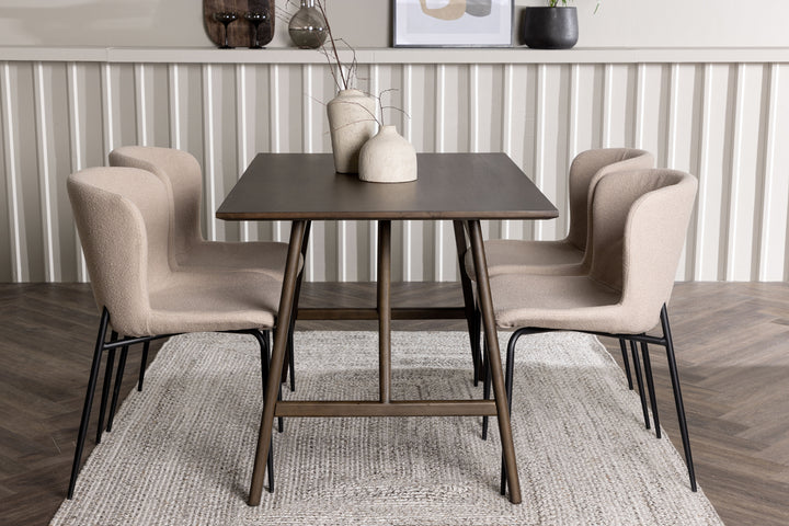 Modesto & Kaseidon Matgrupp Beige/Mörkbrun