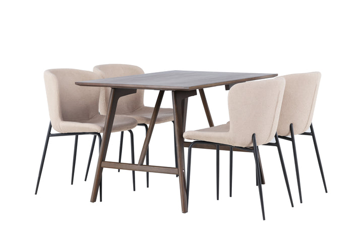 Modesto & Kaseidon Matgrupp Beige/Mörkbrun