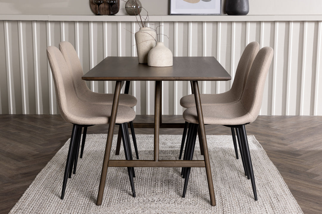 Kaseidon & Polar Matgrupp Mörkbrun/Beige