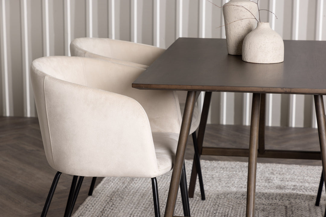 Berit & Kaseidon Matgrupp Beige/Mörkbrun