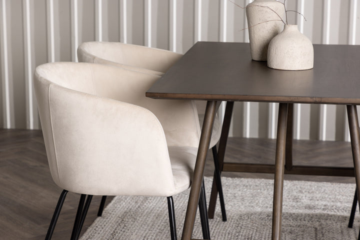 Berit & Kaseidon Matgrupp Beige/Mörkbrun