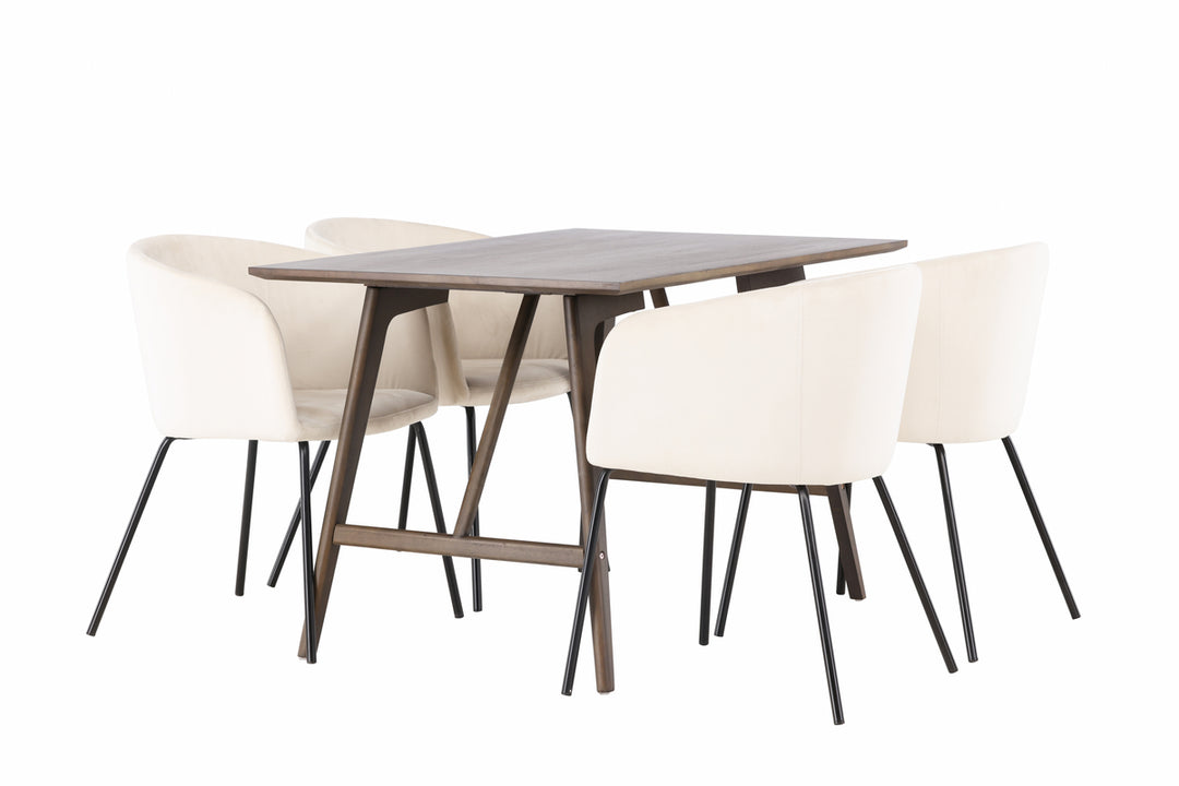 Berit & Kaseidon Matgrupp Beige/Mörkbrun
