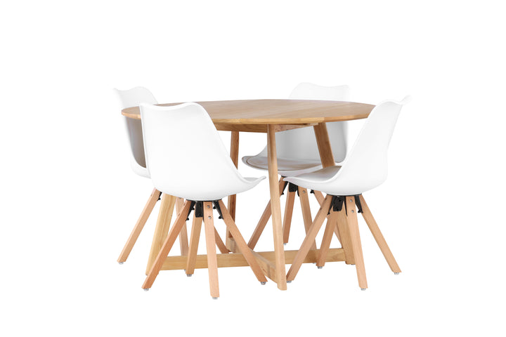 Yakidon & Zeno Matgrupp Brun/Vit