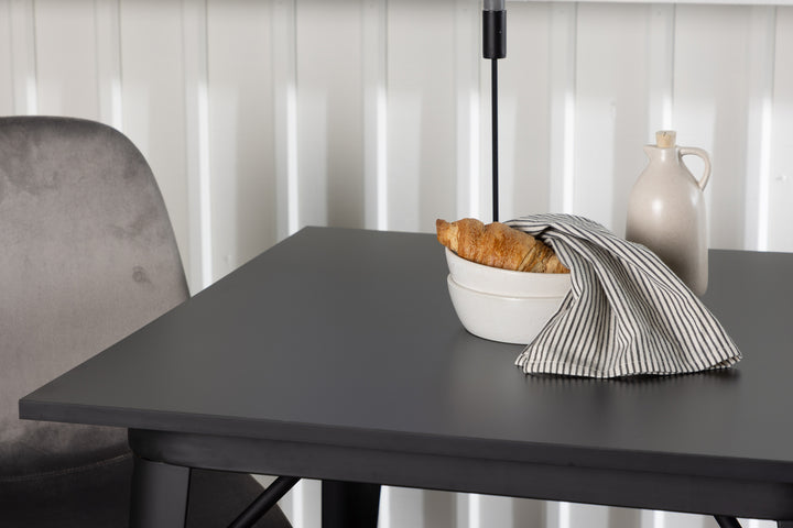 Tempe & Eva Matgrupp Svart/Ljusgrå