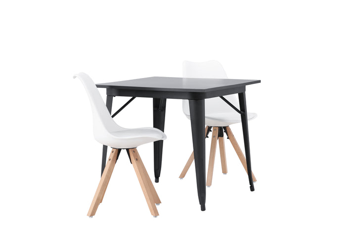 Tempe & Zeno Matgrupp Svart/Vit