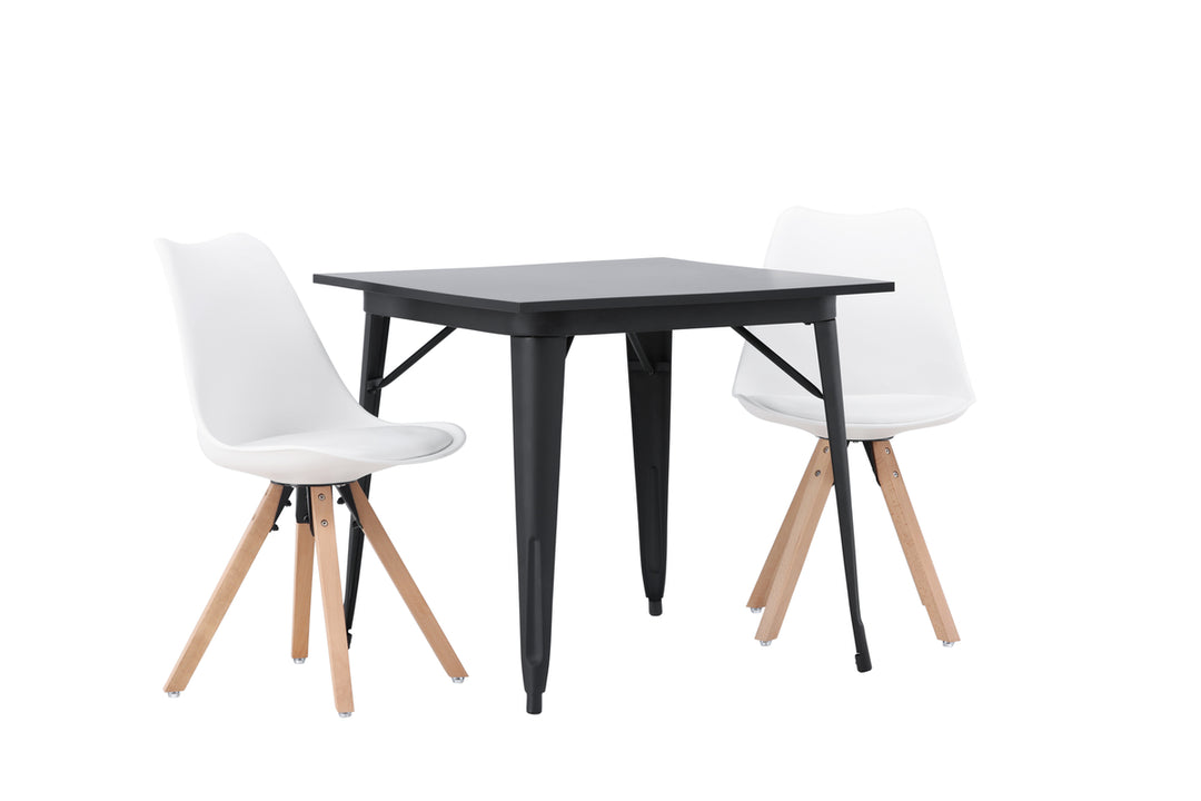 Tempe & Zeno Matgrupp Svart/Vit