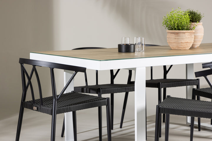 Stina & Merlo Matgrupp Svart/Vit