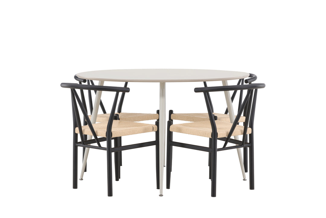 Alfons & Plaza Matgrupp Svart/Beige