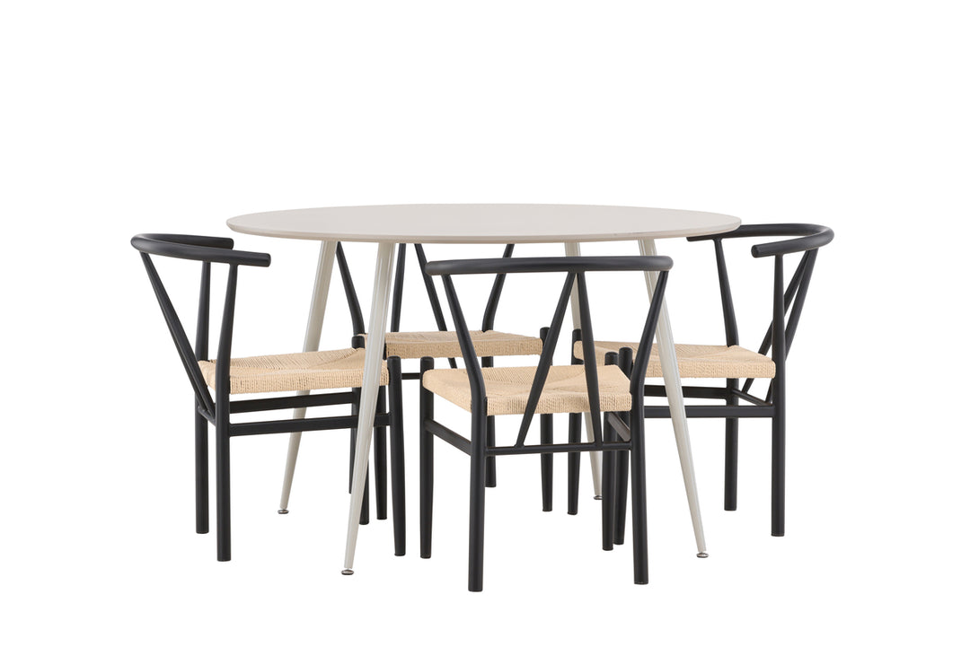 Alfons & Plaza Matgrupp Svart/Beige