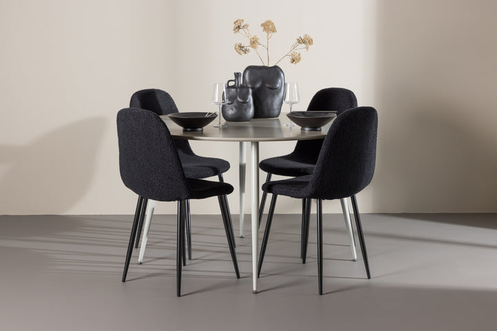 Polar & Plaza Matgrupp Svart/Beige