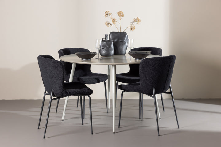 Plaza & Modesto Matgrupp Beige/Svart