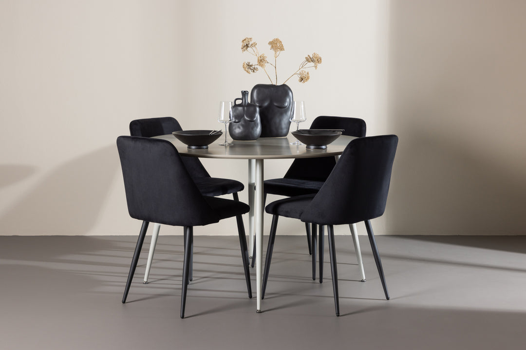 Night & Plaza Matgrupp Svart/Beige