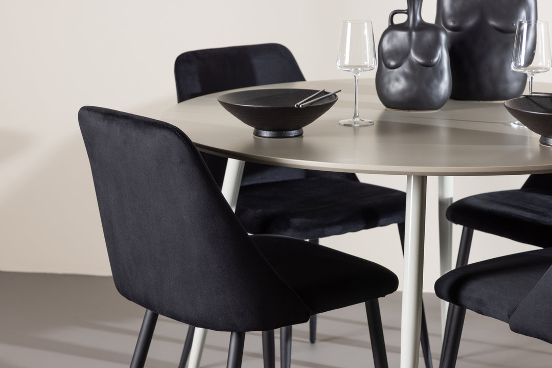 Night & Plaza Matgrupp Svart/Beige