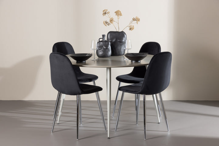 Polar & Plaza Matgrupp Svart/Beige