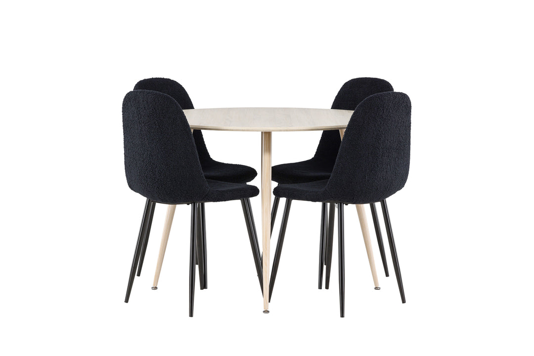 Polar & Plaza Matgrupp Svart/Vitputsad