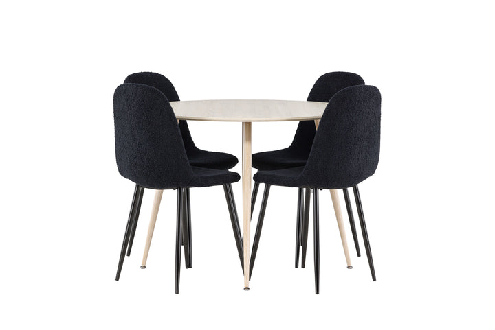 Polar & Plaza Matgrupp Svart/Vitputsad