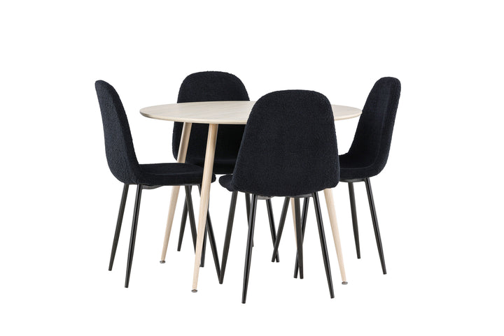 Polar & Plaza Matgrupp Svart/Vitputsad