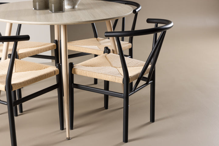 Alfons & Plaza Matgrupp Svart/Vitputsad