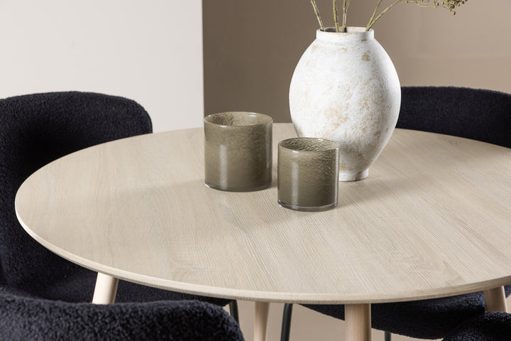 Plaza & Modesto Matgrupp Vitputsad/Svart