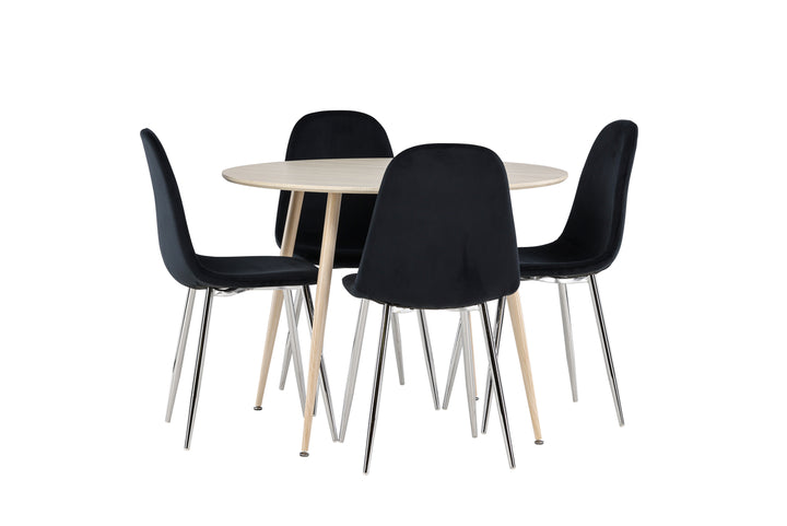 Polar & Plaza Matgrupp Svart/Vitputsad