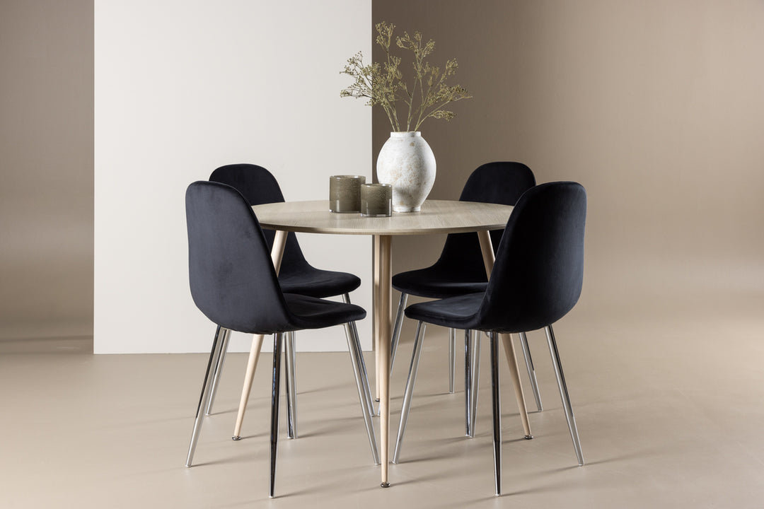 Polar & Plaza Matgrupp Svart/Vitputsad