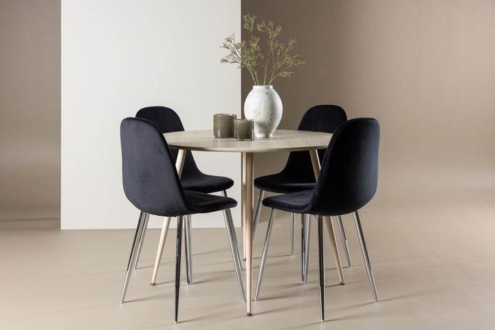 Polar & Plaza Matgrupp Svart/Vitputsad
