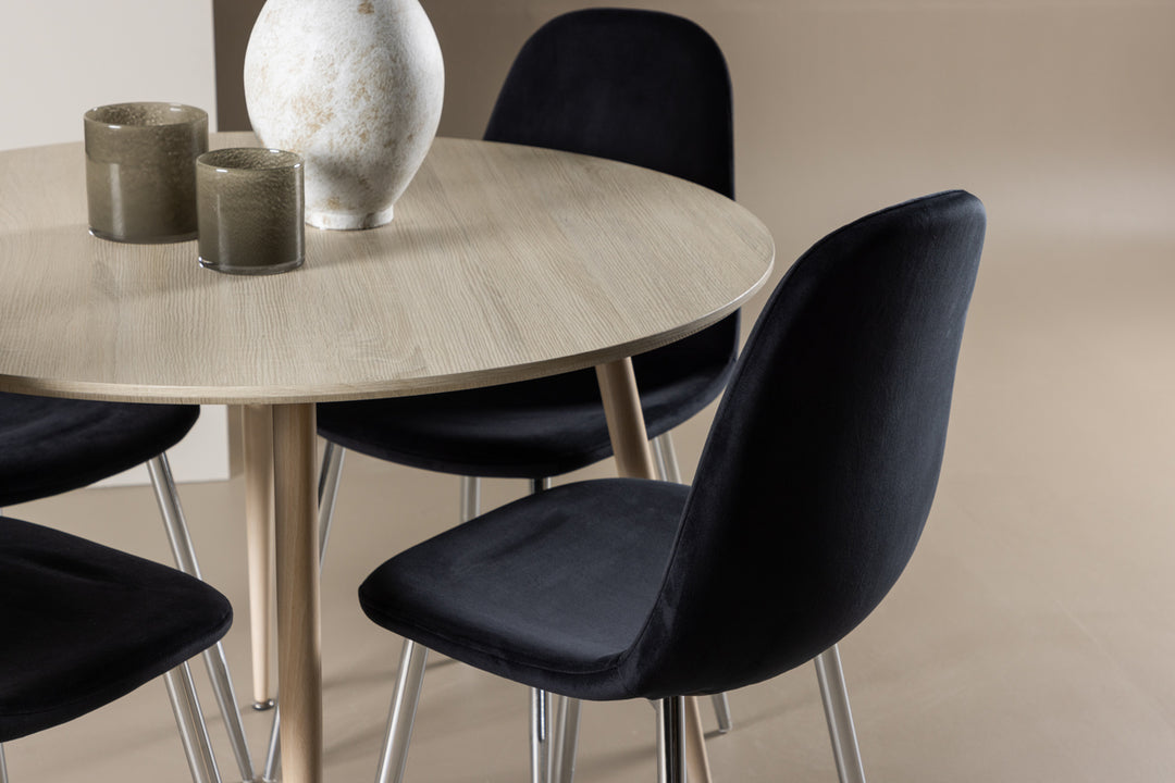 Polar & Plaza Matgrupp Svart/Vitputsad