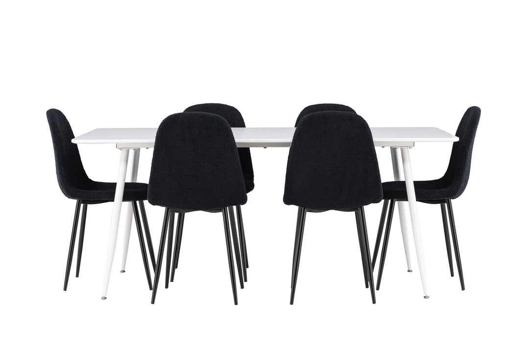 Polar & Silar Matgrupp Svart/Vit