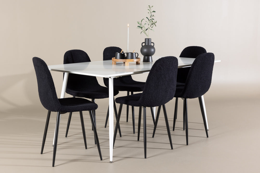 Polar & Silar Matgrupp Svart/Vit