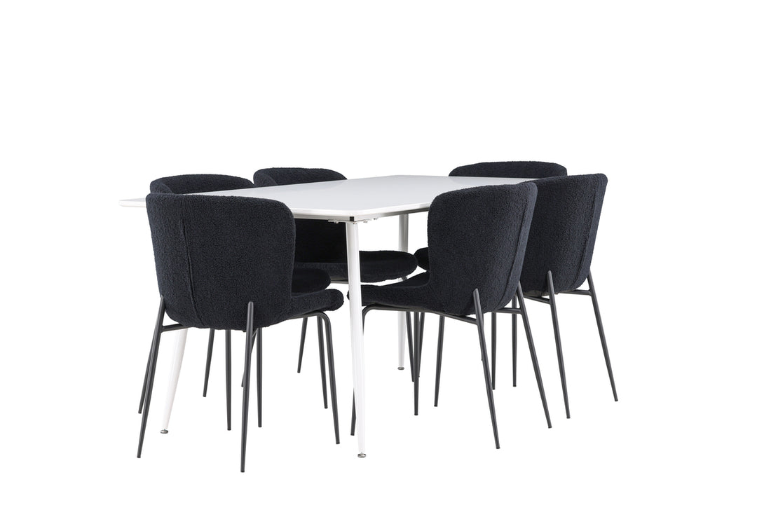 Silar & Modesto Matgrupp Vit/Svart