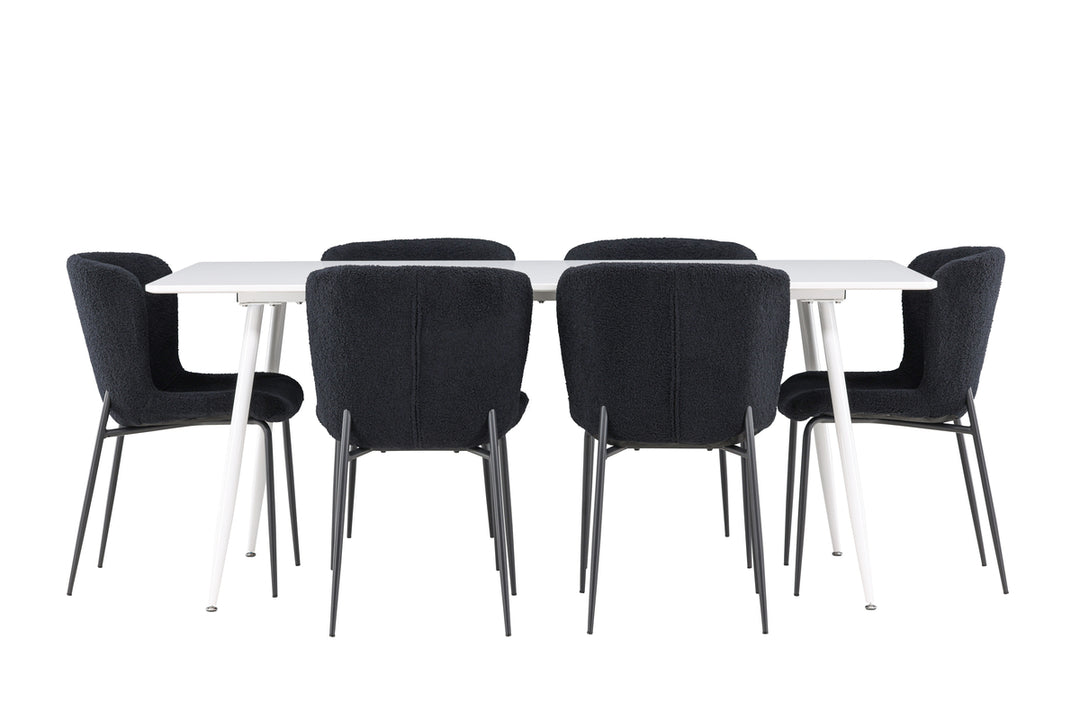 Silar & Modesto Matgrupp Vit/Svart