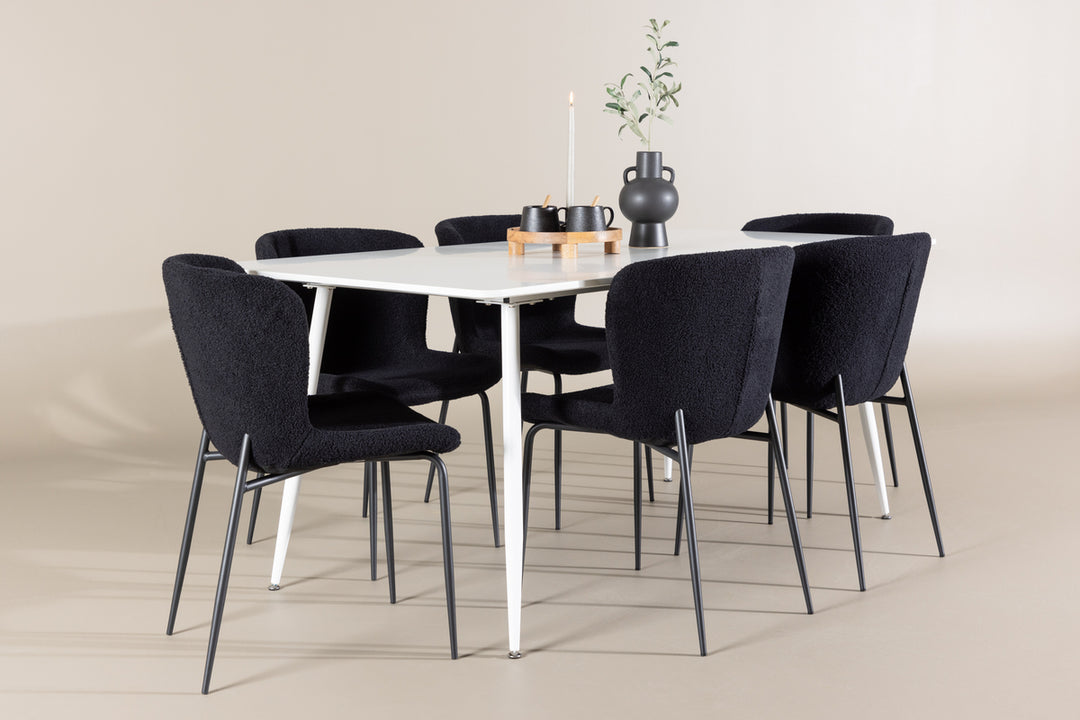 Silar & Modesto Matgrupp Vit/Svart