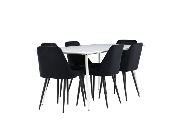 Night & Silar Matgrupp Svart/Vit