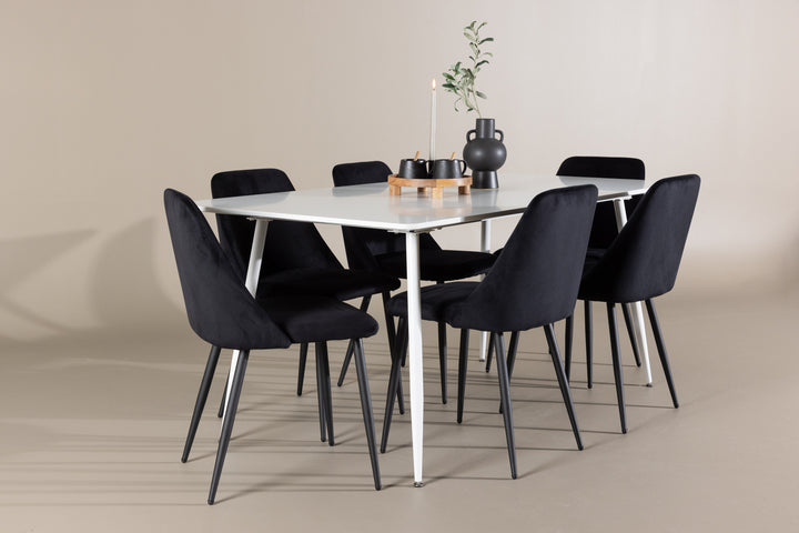 Night & Silar Matgrupp Svart/Vit