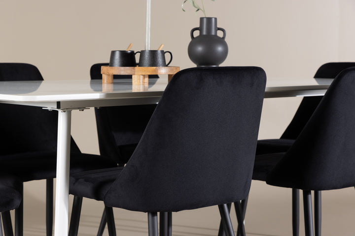 Night & Silar Matgrupp Svart/Vit