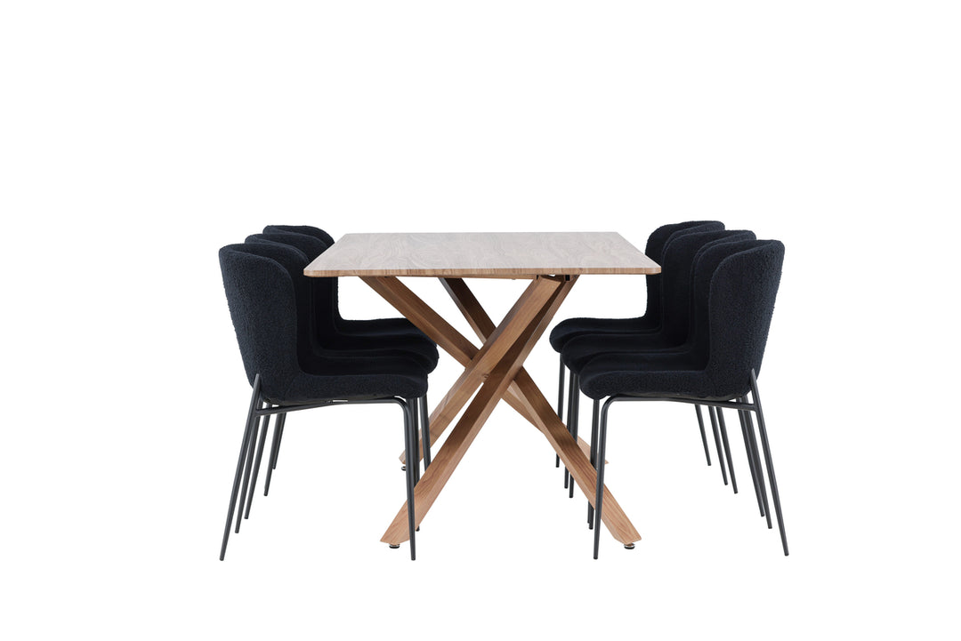 Piazza & Modesto Matgrupp Mocka/Svart