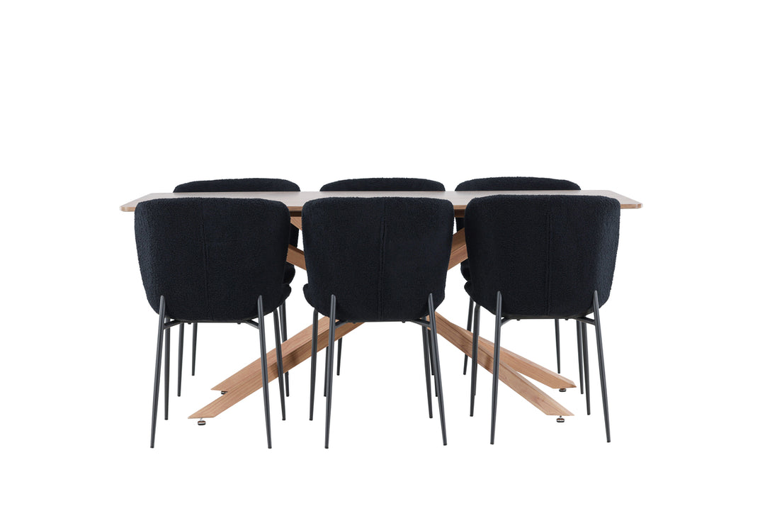 Piazza & Modesto Matgrupp Mocka/Svart
