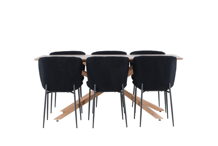 Piazza & Modesto Matgrupp Mocka/Svart
