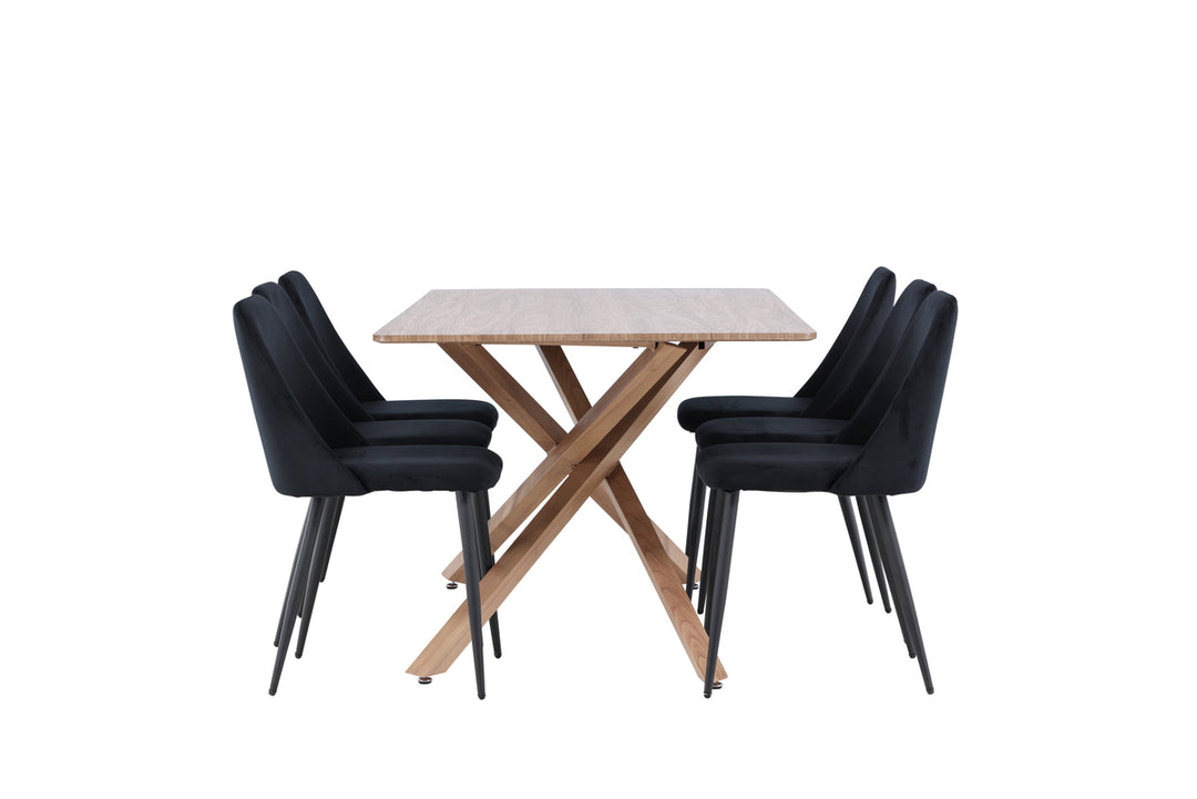 Night & Piazza Matgrupp Svart/Mocka