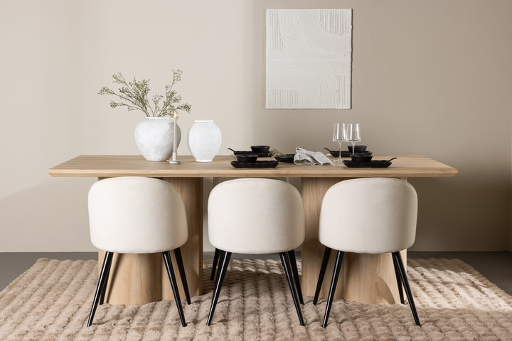 Velvet & Olivia Matgrupp Beige/Natur