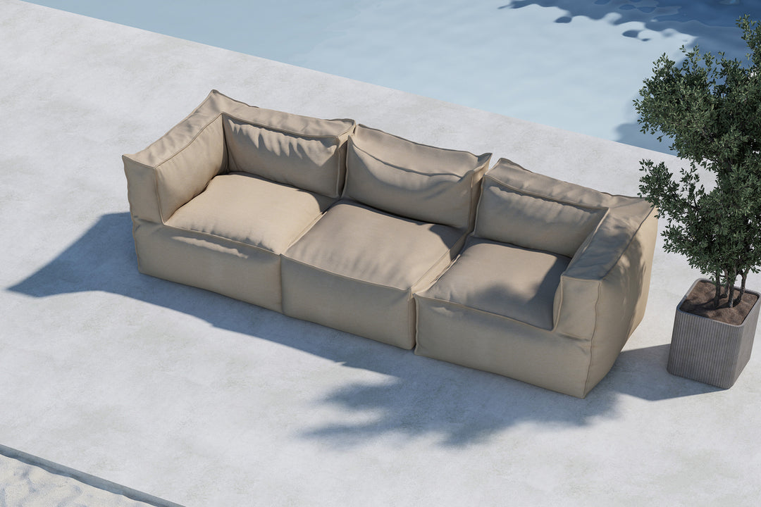 Rambo Loungefåtölj Beige