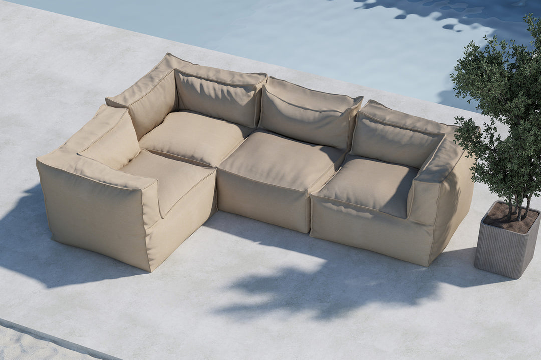 Rambo Loungefåtölj Beige